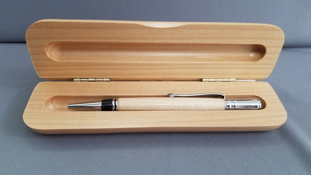 Executive Wooden Pen + Case (Oak)